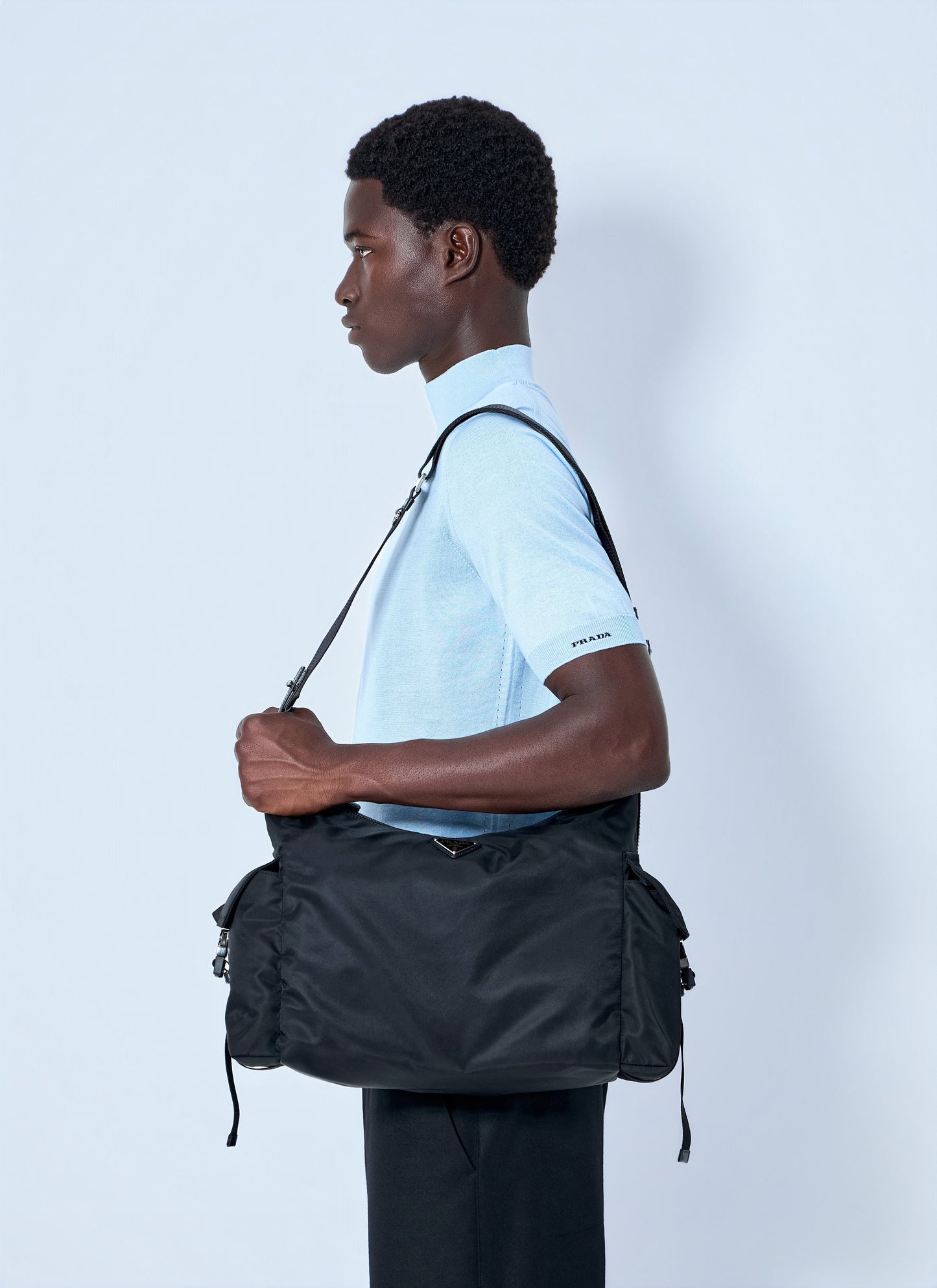 Prada Men Explore In Re-Nylon Crossbody Bag