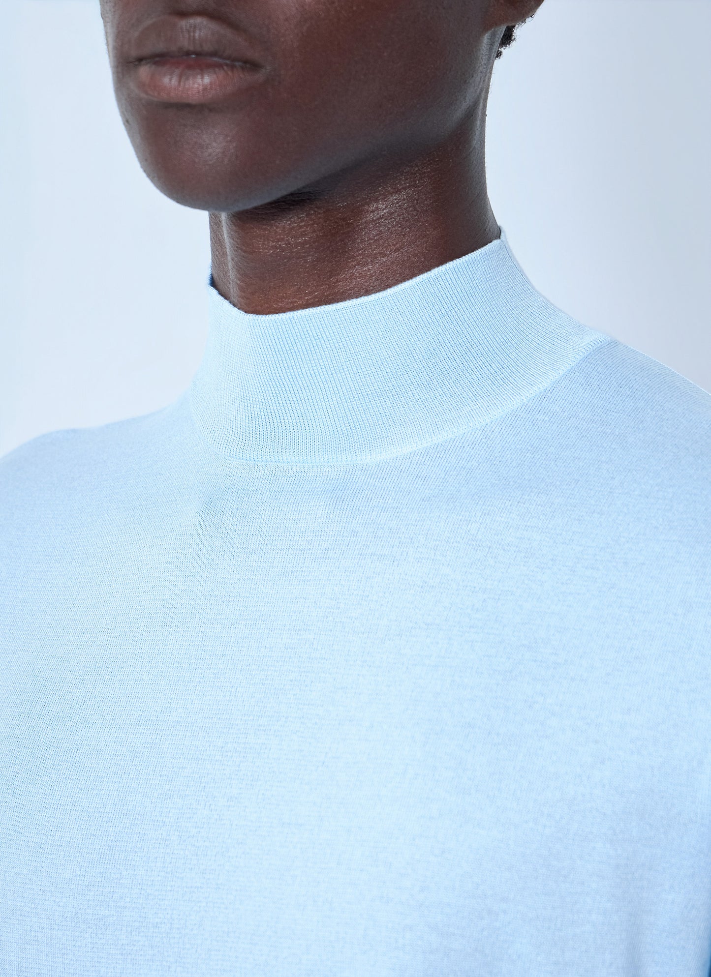 Prada Men Ribbed Turtleneck T-Shirt