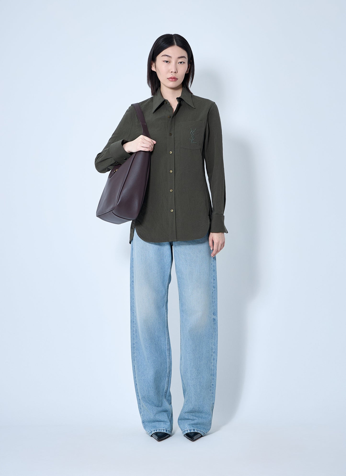 Saint Laurent Women Cassandre Shirt