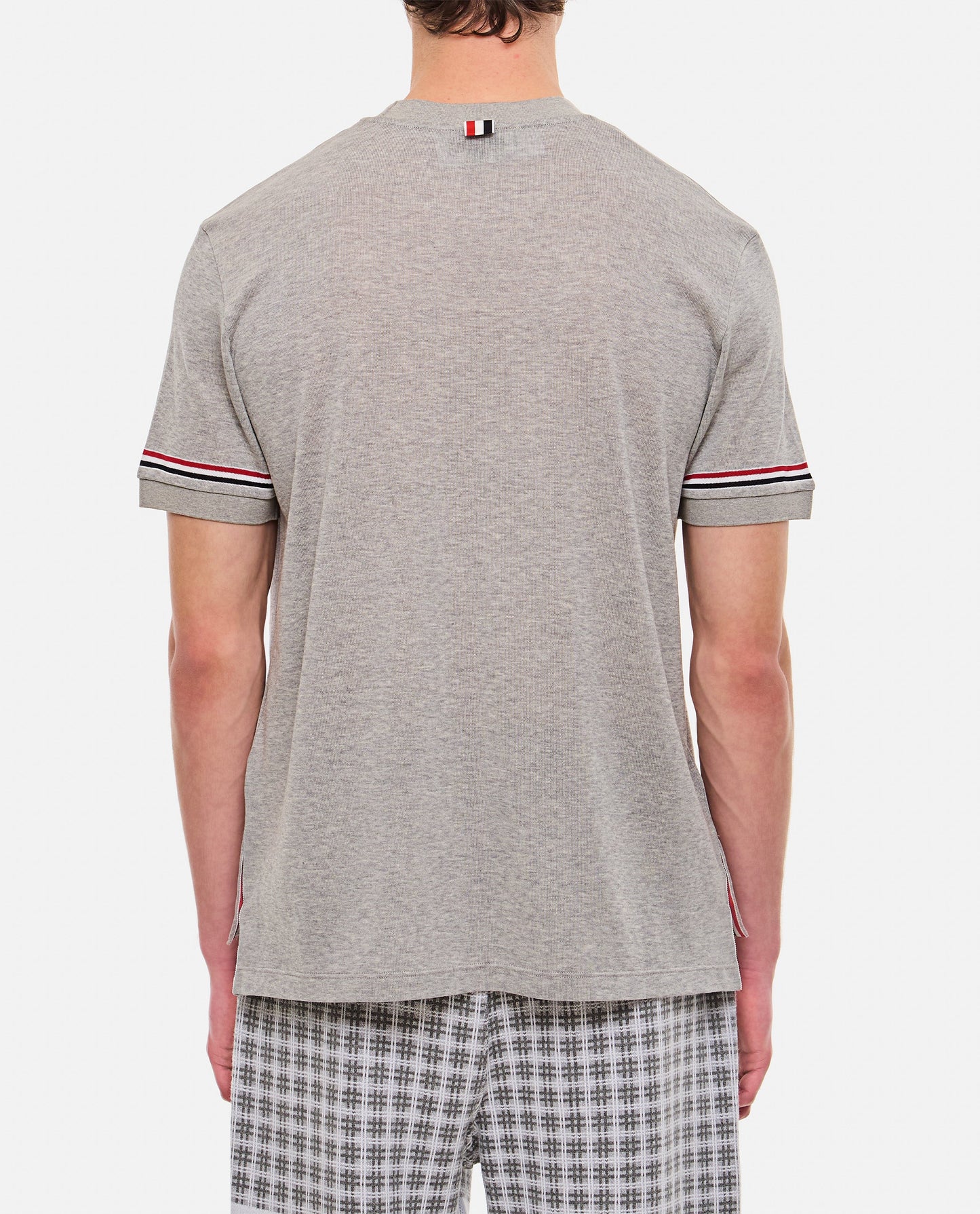 Thom Browne Men Ribbed Cuff T-Shirt