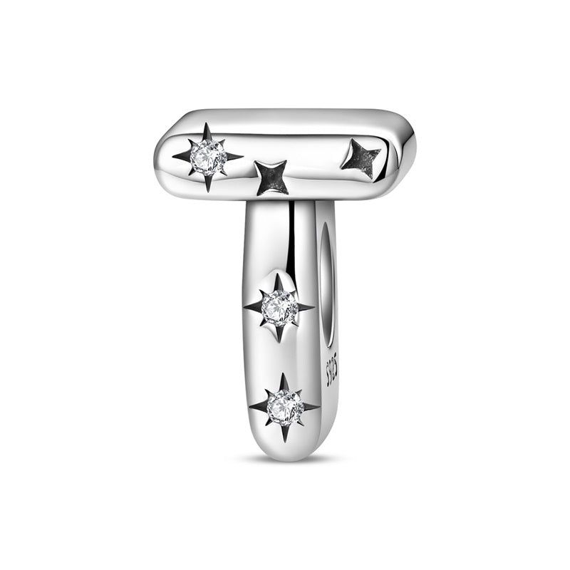 Starry Letter A~Z Alphabet Charm