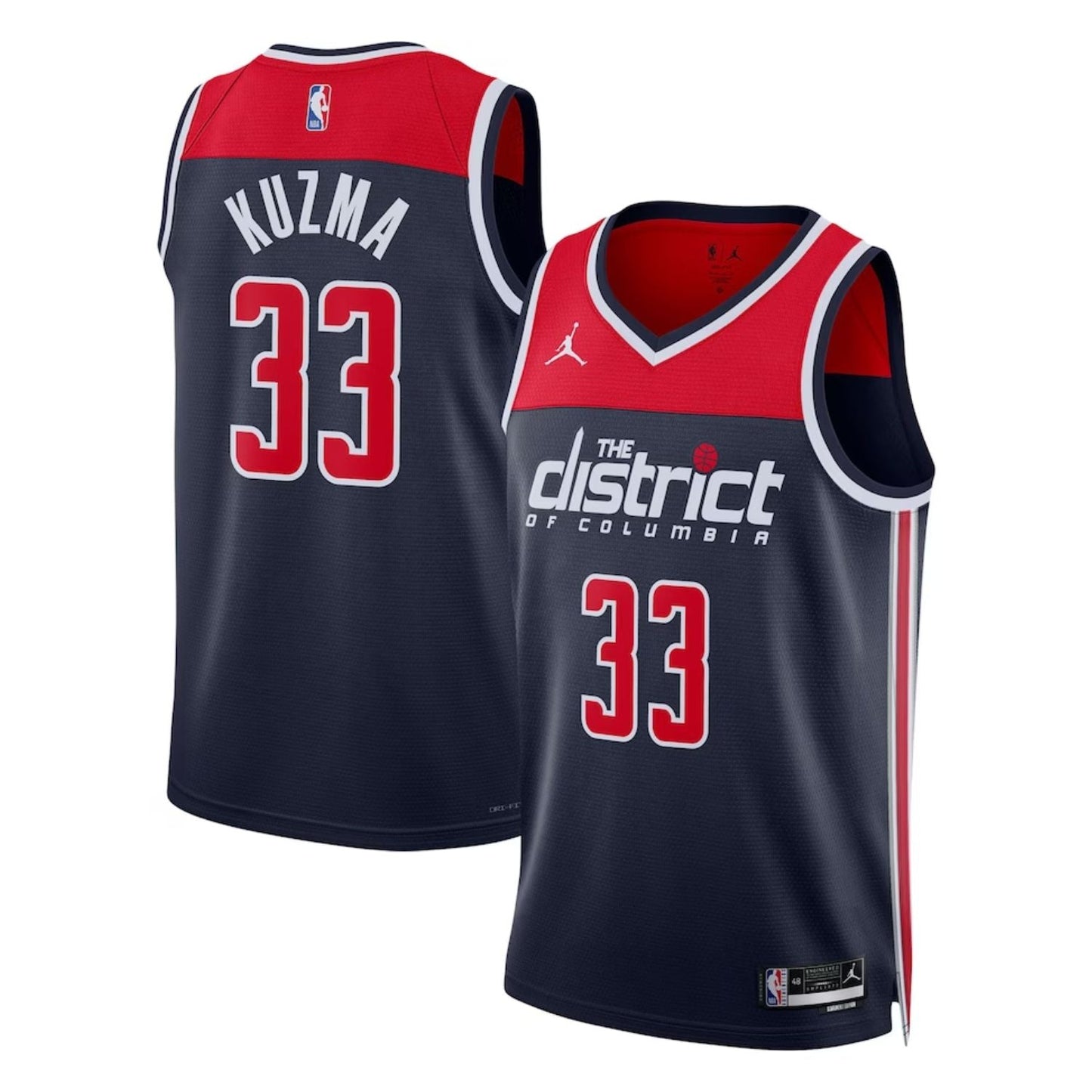 Kyle Kuzma Washington Wizards 33 Jersey