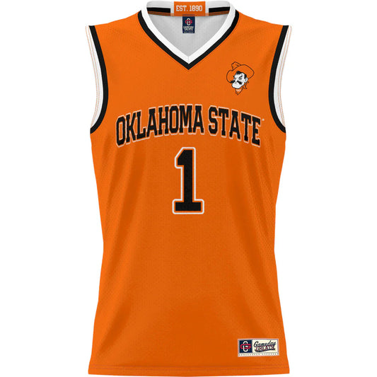 #1 Oklahoma State Cowboys GameDay Greats Lightweight Basketball Jersey - Orange