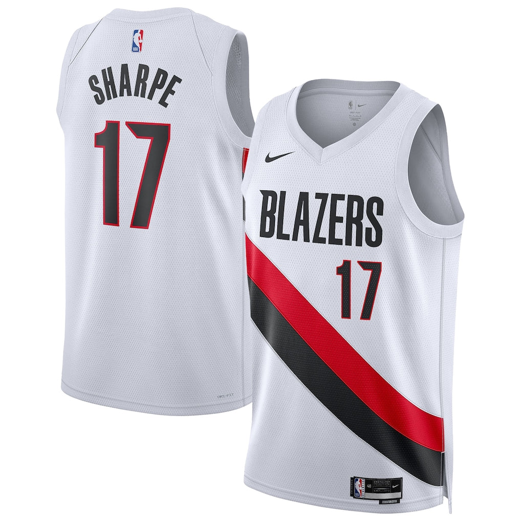 Shaedon Sharpe Portland Trail Blazers Swingman Player Jersey - Association Edition - White