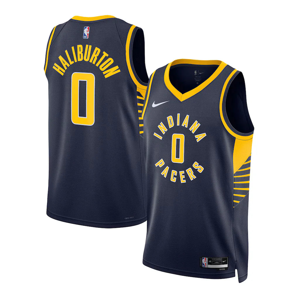 Tyrese Haliburton Indiana Pacers Swingman Jersey - Icon Edition - Navy