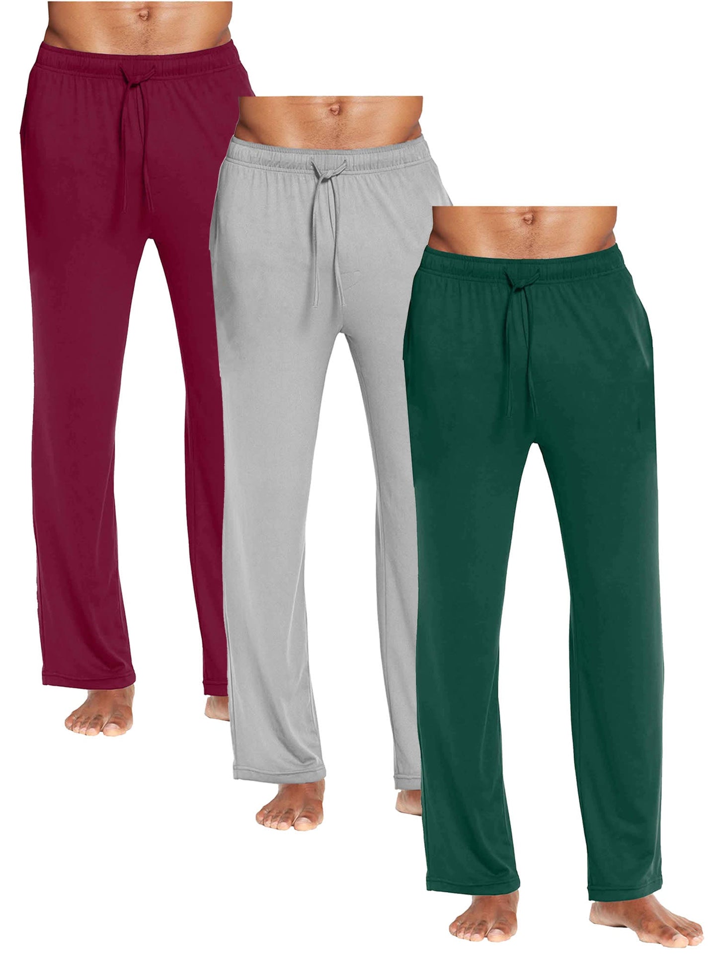 Blue Ice Men's  Modern  Fit Classic Lounge Pants-3 Pack
