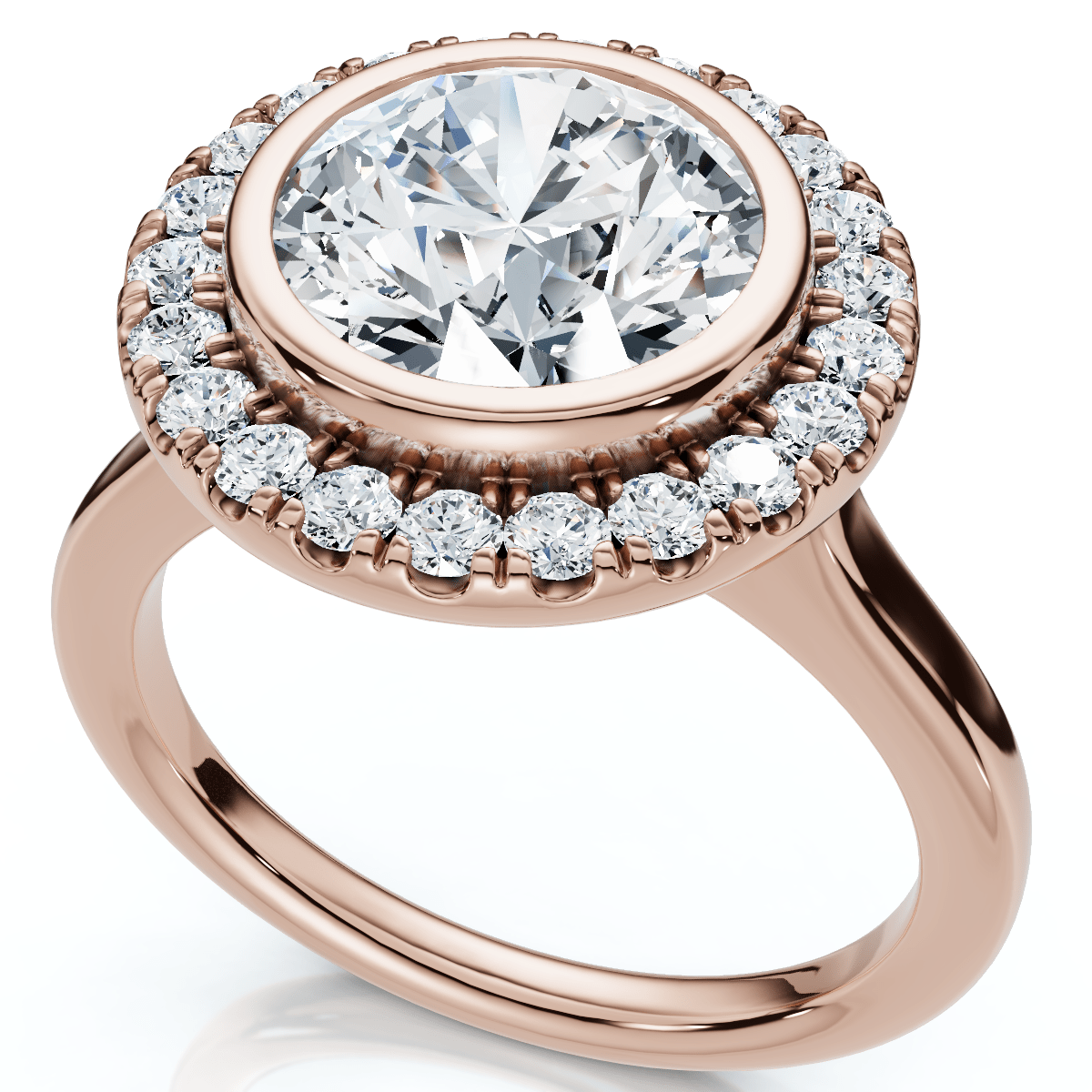 Certified 2 1/4Ct Claudia Diamond Engagement Ring 14k Gold or Platinum Lab Grown