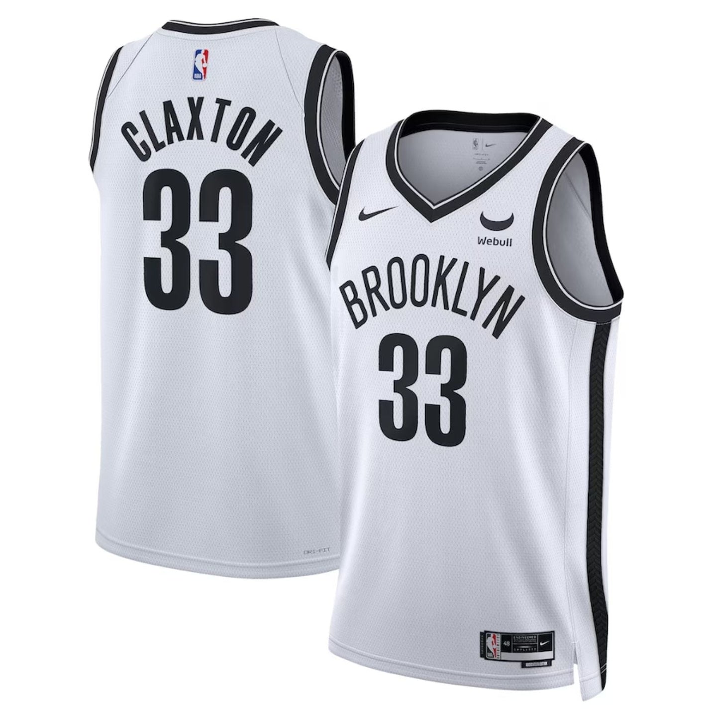 Nic Claxton Brooklyn Nets 33 Jersey